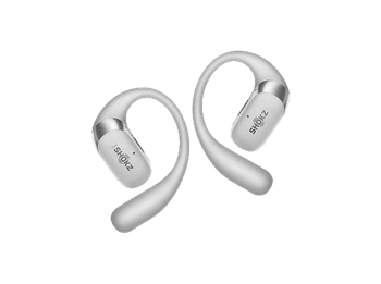 Auriculares True Wireless - Shokz OpenFit 2+, 48h Autonomía, Open-Ear, Resistencia agua IP55, Micrófono con cancelación de ruido, Dolby Audio, Gris