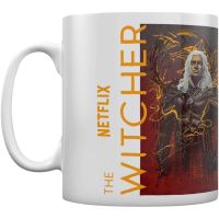 taza geralt the wolf the witcher ceramica 315 mls