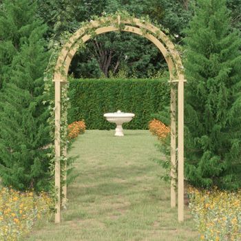 Arco De Madera De Pino Macizo Impregnado 141x97x243 Cm