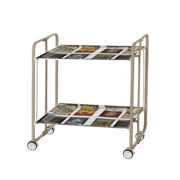 Carrito Auxiliar Plegable Bauhaus Arena Con Ruedas – 2 Niveles Y 4 Posiciones,,22