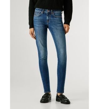 Pepe Jeans para mujer. PL20458385AC Jeans Skinny Soho azul (27/32), Casual, Algodón, Denim