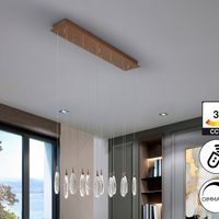 lampara de techo led lagrimas 24w