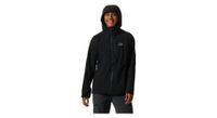 chaqueta impermeable mountain hardwear new stretch ozonic negro mujer