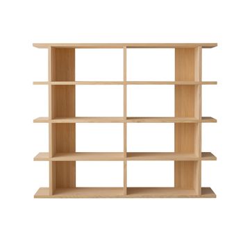 Librería de pino macizo sin barnizar 2x4