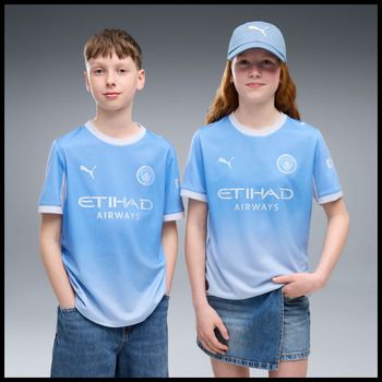 Puma Tops y Camisetas Mcfc Home Jersey Replica Jr para niño