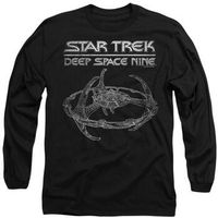 star trek camiseta manga larga deep space nine station para mujer