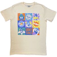 dessins animes camiseta thats all folks grid pastel para hombre