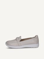 caprice slipper white made of leather size 40