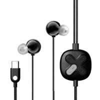 auriculares hiby con cable usb-c hi-res microfono mems y dac dual