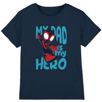 Marvel Camiseta Dad Hero para niña