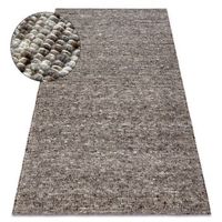alfombra nepal 2100 stone gris - lana de doble cara 250x300 cm