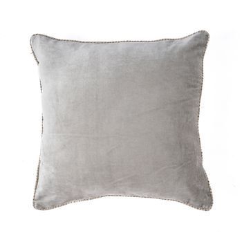 Funda De Cojín Bazar Bizar Velvet Crush Gris