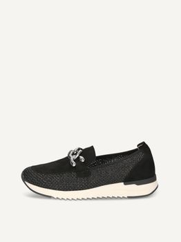 CAPRICE Slipper, black, made of Leather and synthetic, Size 41