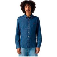levis camisa manga larga chemise battery bleu manches longues para hombre