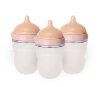oferta 3 biberones rosa pastel