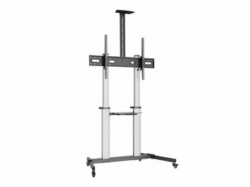 SOPORTE DE SUELO CON RUEDAS EQUIP PARA PANTALLAS DE 60-100