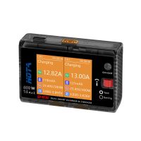 hota d6s dc 600w 16a2 carga equilibrada de doble canal para bateria de 6s de litio lipo  lihv  life  lilon  li-ion