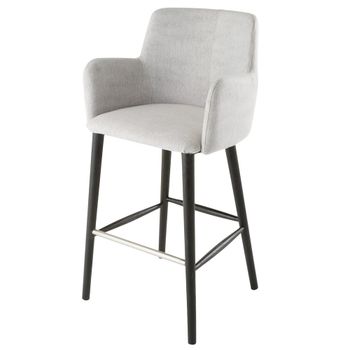 Taburete alto para hostelería vintage gris claro jaspeado Alt. 110