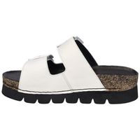 josef seibel chanclas chancla alice-01 piel blanca para mujer