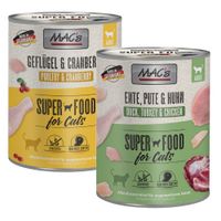 macs cat 12 x 800 g - pack ahorro - pack mixto i pato pavo y pollo y ave vacuno y arandanos rojos