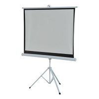 homcom pantalla de proyeccion plegable con tripode 43 84