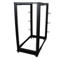 rack para servidores startechcom 4postrack25u 25u movil de 4 columnas