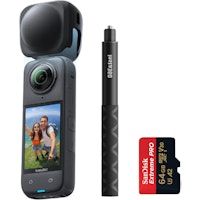 insta 360 x4 8ktapa de lentepalo selfie de 114cmsandisk 64gb