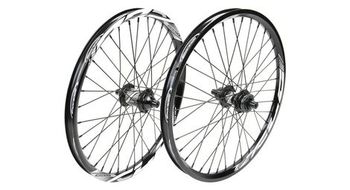Juego de ruedas bmx excess xlc 1 pro 20     10 mm   36 agujeros negro