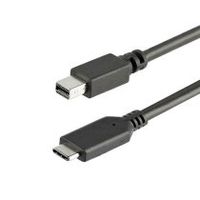 startechcom cable de 1m usb-c a mini displayport - 4k 60hz - negro - adaptador usb 31 tipo c a mdp
