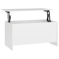 mesa de centro madera contrachapada blanco 102x555x525 cm vidaxl