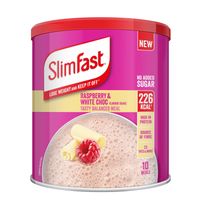 slimfast powder tin raspberry  white chocolate
