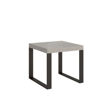 Mesa Extensible 90/246x90 Cm Tecno Premium Patas Antracita Cachemir