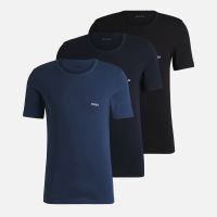 boss bodywear 3-pack cotton-jersey t-shirts - s