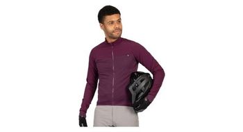 Maillot de manga larga endura gv500 morado