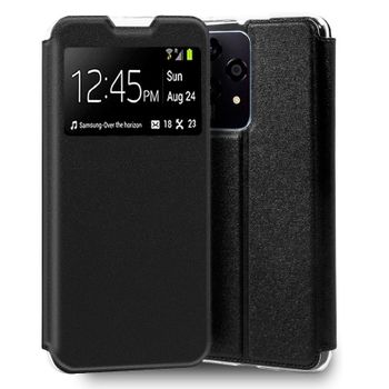 Cool Flip Cover Funda Tipo Libro Liso Negra para Honor 200 Lite