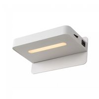 aplique led con repisa y usb atkin 6w