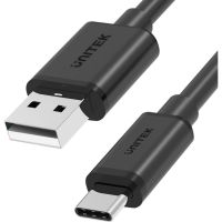 cable usb unitek usb-a a usb-c 05 m negro