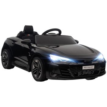 HOMCOM Coche Eléctrico AUDI RS e-tron GT para 3-5 Años Coche de Batería con Mando a Distancia 103x58x41 cm Negro   Aosom España