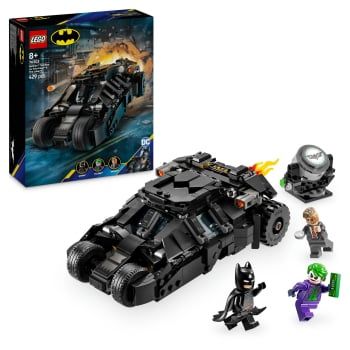 LEGO DC Comics Tumbler de Batman™ vs. Two-Face™ y The Joker™, Juego de construcción +8 años - 76303