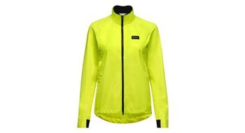 Chaqueta gore wear everyday de manga larga para mujer amarillo fluo