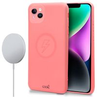 cool funda cover magnetica rosa para iphone 14
