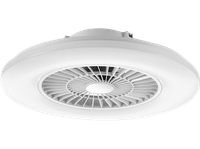 ventilador de techo con luz - muvit io mioclf001 de techo con ventilador wifi compatible asistentes voz blanco