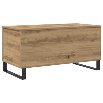 Mesa De Café - Mesa De Centro Madera De Ingeniería Roble Artisan 90x44,5x45 Cm