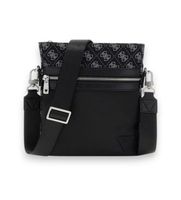 guess para hombre hmbenpp6123 bolso crossbody plano berlin negro osfa casual poliester