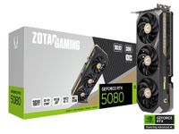 tarjeta grafica zotac nvidia geforce rtx 5080 solid core oc  16gb gddr7  dlss 4