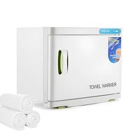 calentador de toallas uv nettlife de 23 litros esterilizador de toallas profesional de gran capacidad para salones de belleza spas hoteles y banos - blanco