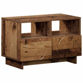 Soporte De Tv 60 X 34.5 X 40 Cm Madera Envejecida Vidaxl
