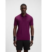 boss para hombre 50545692 polo con ilustracion a cuadros lila xxl casual deportivo tenispadel manga corta poliester reciclado sost