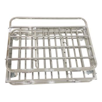 Carro Portabalones Acero - Acero, 90x90x80 Cm