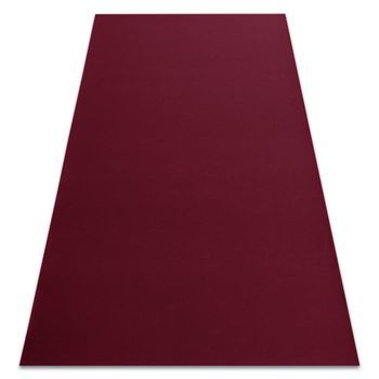 Alfombra Con Refuerzo De Goma Rumba 1375 Un Solo Color Cereza 80x200 Cm